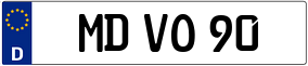 Truck License Plate